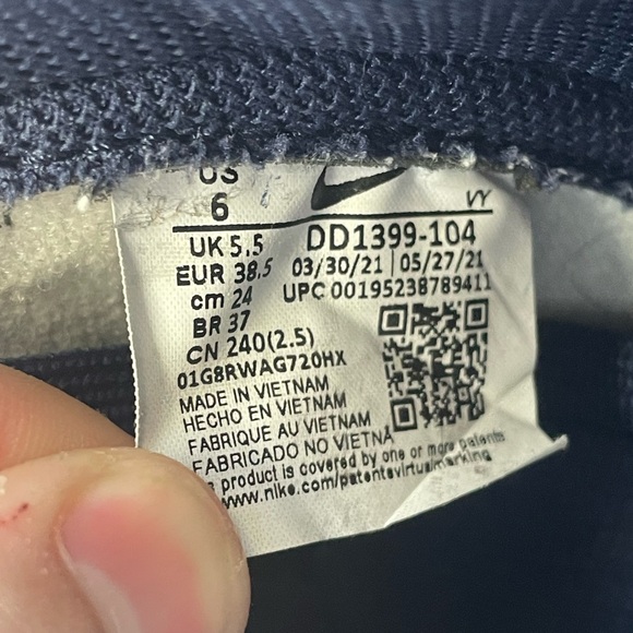 Women’s Nike Dunk High Championship Navy - Picture 10 of 12